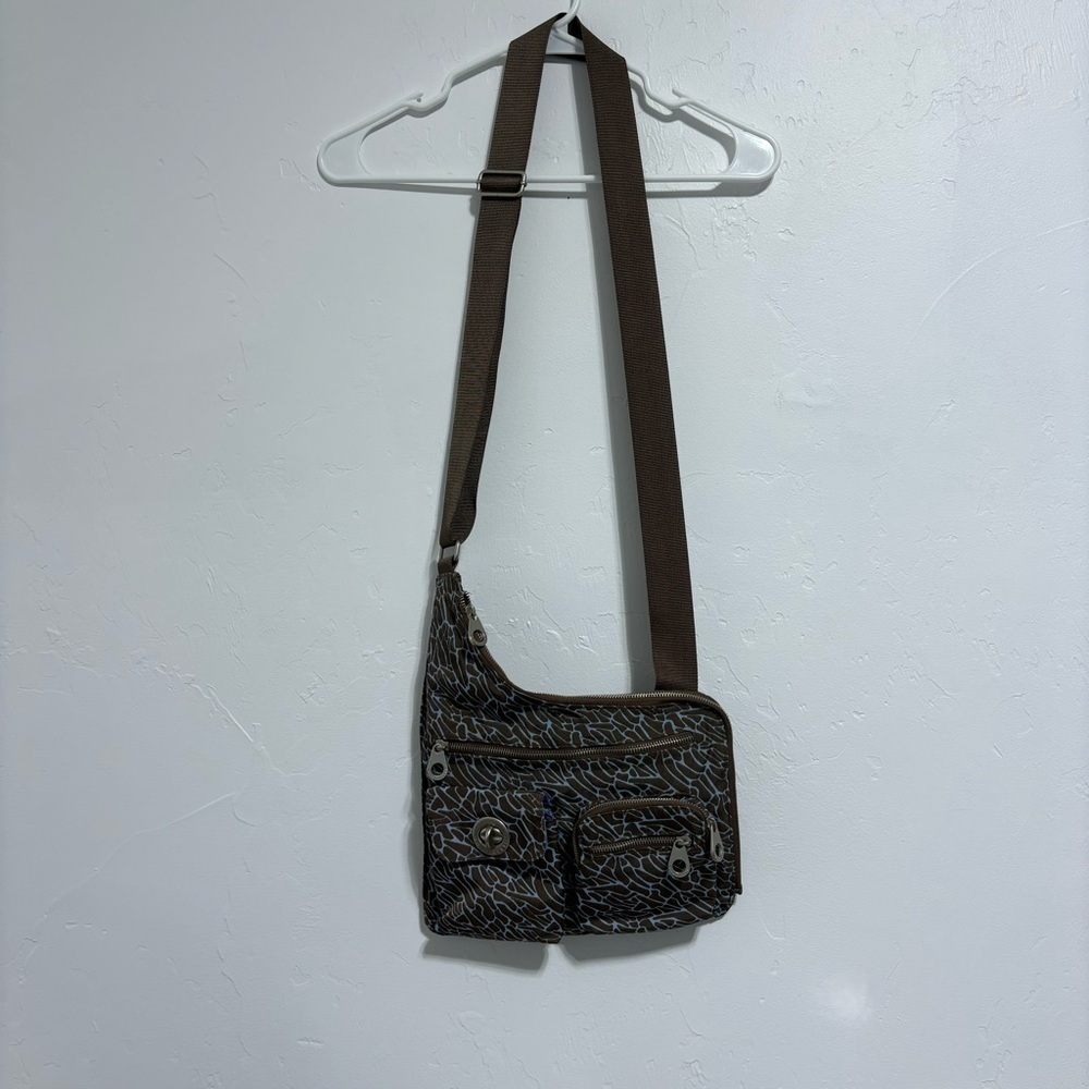 Baggallini Crossbody Women's Purse Shoulder Bag Brown Blue